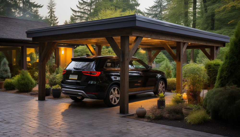 Les avantages d’opter pour un carport en bois double : un choix pratique et esthétique pour votre extérieur espace