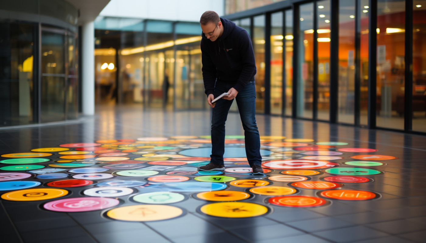 Les tapis personnels de publicité, forme de communication